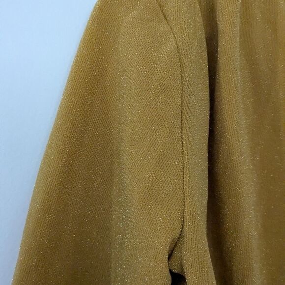 Kit + Sky Marigold Faux Wrap Long Sleeve Bodysuit - Picture 4 of 6